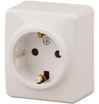 Розетка Эра Эксперт 11-2203-02 Б0020686 (2P+E Schuko 16A-250В IP20 ОУ слоновая кость)