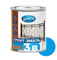 Грунт-эмаль по ржавчине быстросохнущая голубая RAL5012 1,9 кг 