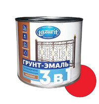 Грунт-эмаль по ржавчине быстросохнущая красная RAL3002 (1,9кг) 