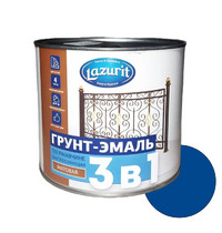 Грунт-эмаль по ржавчине быстросохнущая синяя RAL5005 1,9 кг 