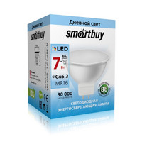 Лампа светодиодная Smartbuy-Gu5.3-07W/4000 SBL-G.U53-07-40K