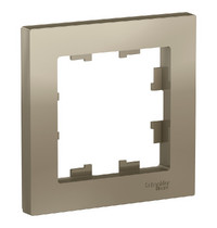Рамка 1 гн AtlasDesign Systeme Electric ATN000501 шампань