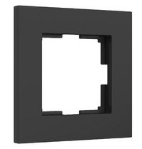 Рамка на 1 пост Werkel Slab W0012908 а062799 (черный матовый)