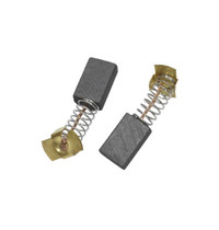 Щетка графитовая 566 MaxPiler CBSE 6x11x17 (прямоугольный пятак-уши пружина Интерскол ПЦ-16-01)
