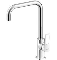Смеситель для кухни Rossinka Silvermix RS46-23 (35 мм одноручный с высоким поворотным изливом хром)
