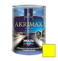 Эмаль алкидная Akrimax Premium ПФ-115 1.7 кг желтая 1918