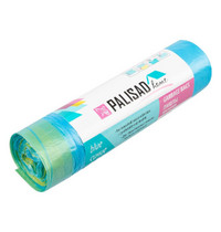 Пакеты для мусора с завязками Palisad Home 35 л 15 шт синие(927155)