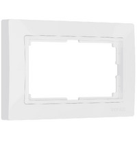 Рамка для двойной розетки Snabb Basic Werkel W0082001 (белый)