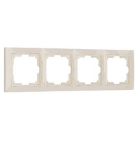 Рамка на 4 поста Snabb Basic Werkel W0042003 (слоновая кость)