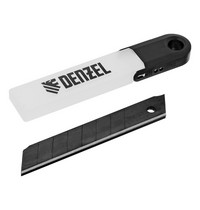 Лезвия Denzel 18 мм сталь SK4-0,5 мм супер острые 5 шт (79306)
