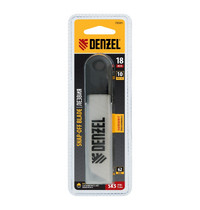 Лезвия Denzel 18 мм сталь SK5-0,5 мм многосегментные 10 шт (79304)