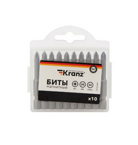 Бита для шуруповерта Kranz KR-92-0418 PZ1х50 мм 10 шт