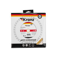 Диск алмазный отрезной Турбо-волна Kranz KR-90-0135 230x22.2 мм