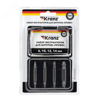 Набор экстракторов для шурупов Kranz Профи (KR-12-6703)