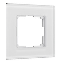 Рамка на 1 пост Senso белый стекло soft-touch Werkel W0013101
