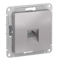 Розетка компьютерная RJ45 Systeme Electric AtlasDesign ATN000383 (кат 5e алюминий)