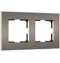 Рамка на 2 поста Slab бронза матовый Werkel W0022963