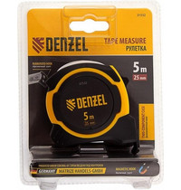 Рулетка Denzel 5 м х 25 мм 31532 (двухкомпонентный корпус магнитный зацеп)