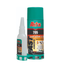 Клей для экспресс склеивания Akfix 705 27243 (клей 50г, активатор 200мл)