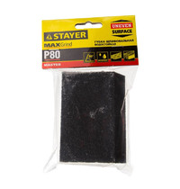 Губка шлифовальная Stayer 3561-080 P80 100мм х 68мм х 42мм х 26мм (угловая, средняя жесткость)