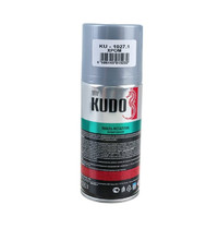 Эмаль аэрозольная универсальная Kudo Silver Finish KU-1027.1 210мл (металлик, акриловая, хром RAL1027)