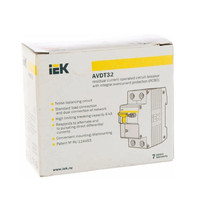 Автомат дифференциальный IEK АВДТ32 MAD22-5-040-C-30 2п 40А 30мА 6кА C